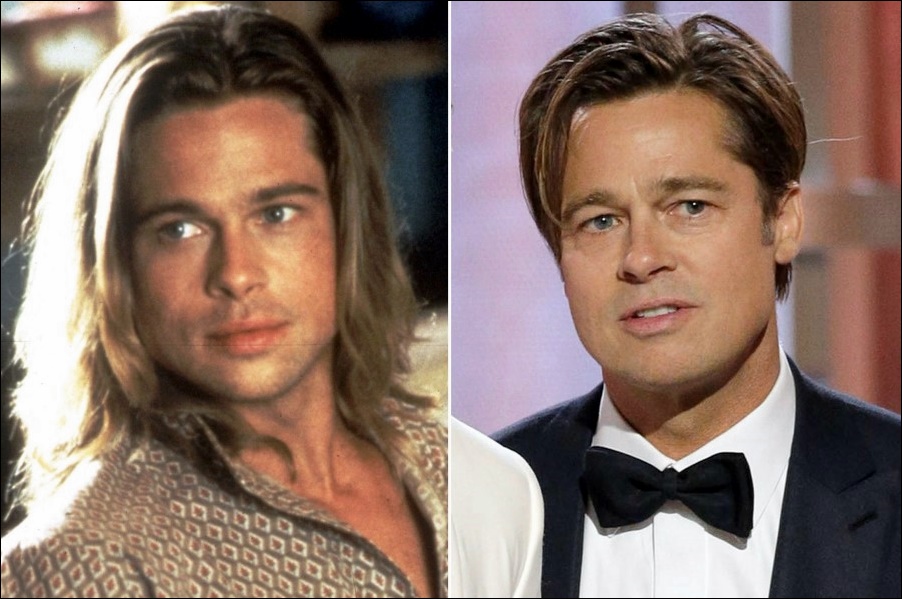 Brad Pitt - sein Gesicht sieht nach plastischer Chirurgie wirklich gut aus!  