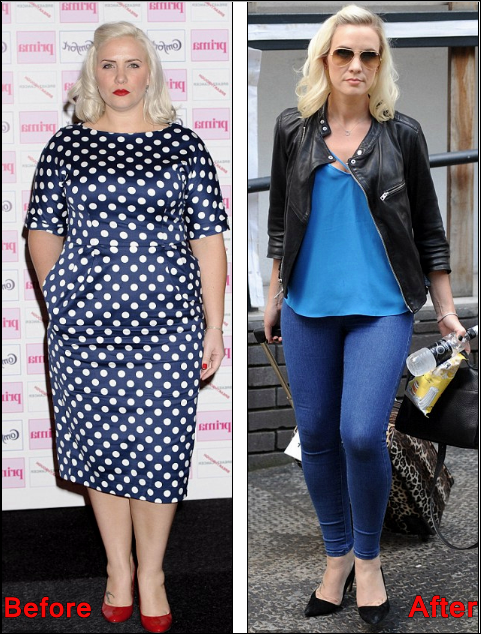 Claire Richards Gewichtsverlust vor und nach dem Diät-Trainingsplan  