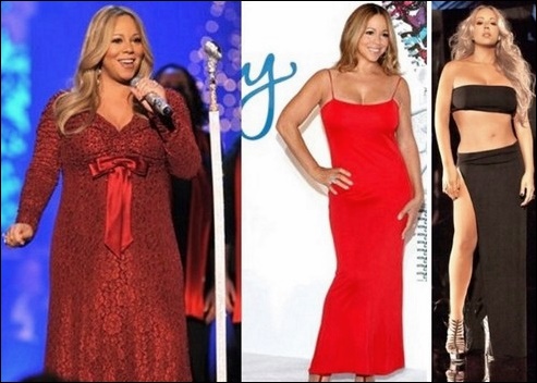 Mariah Carey Gewichtsverlust vor und nach dem Diät-Trainingsplan  