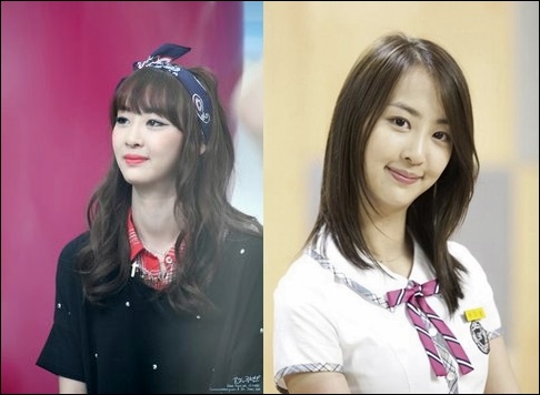 Koreanische Prominente vor und nach der plastischen Chirurgie Fotos  