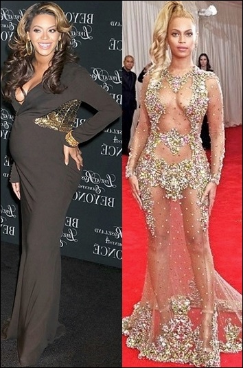 Beyonce Gewichtsverlust Diät und Übung vor einer nach Fotos  
