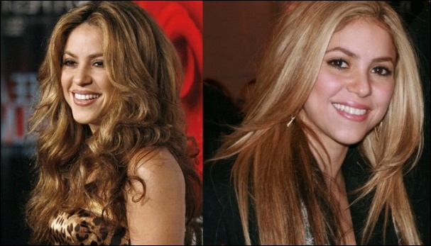 Shakira Nase Job Plastische Chirurgie vor und nach Nasenkorrektur Fotos  