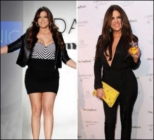 Khloe Kardashian Gewichtsverlust vor und nach Fotos Diät-Trainingsplan  